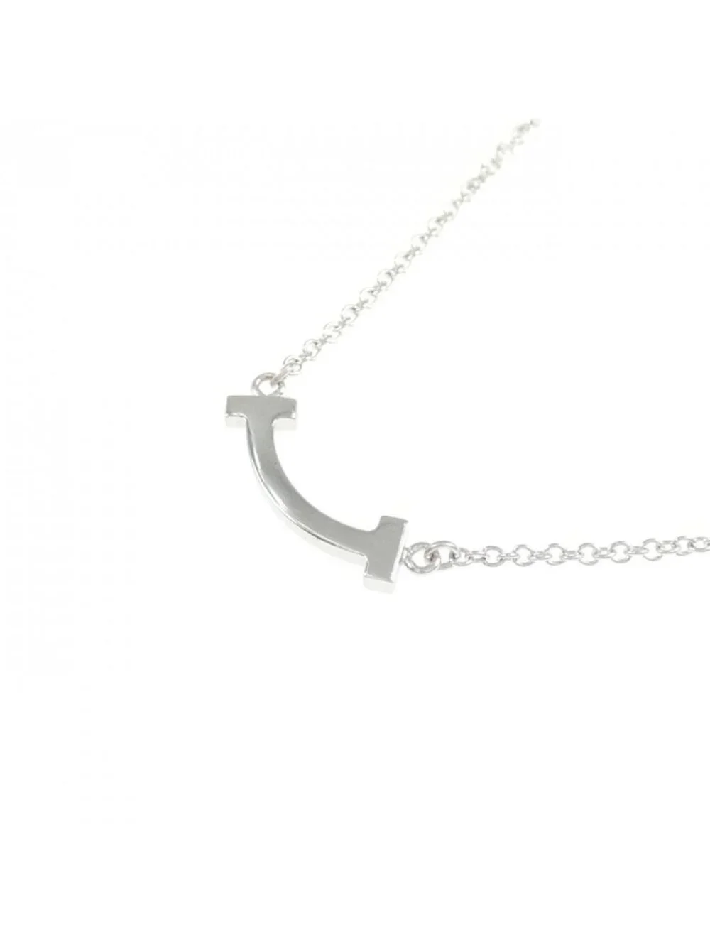 Tiffany & Co T Smile Mini Necklace